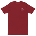 Red embroidered coffee t-shirt — Real Coffee Guy — Real Coffee People
