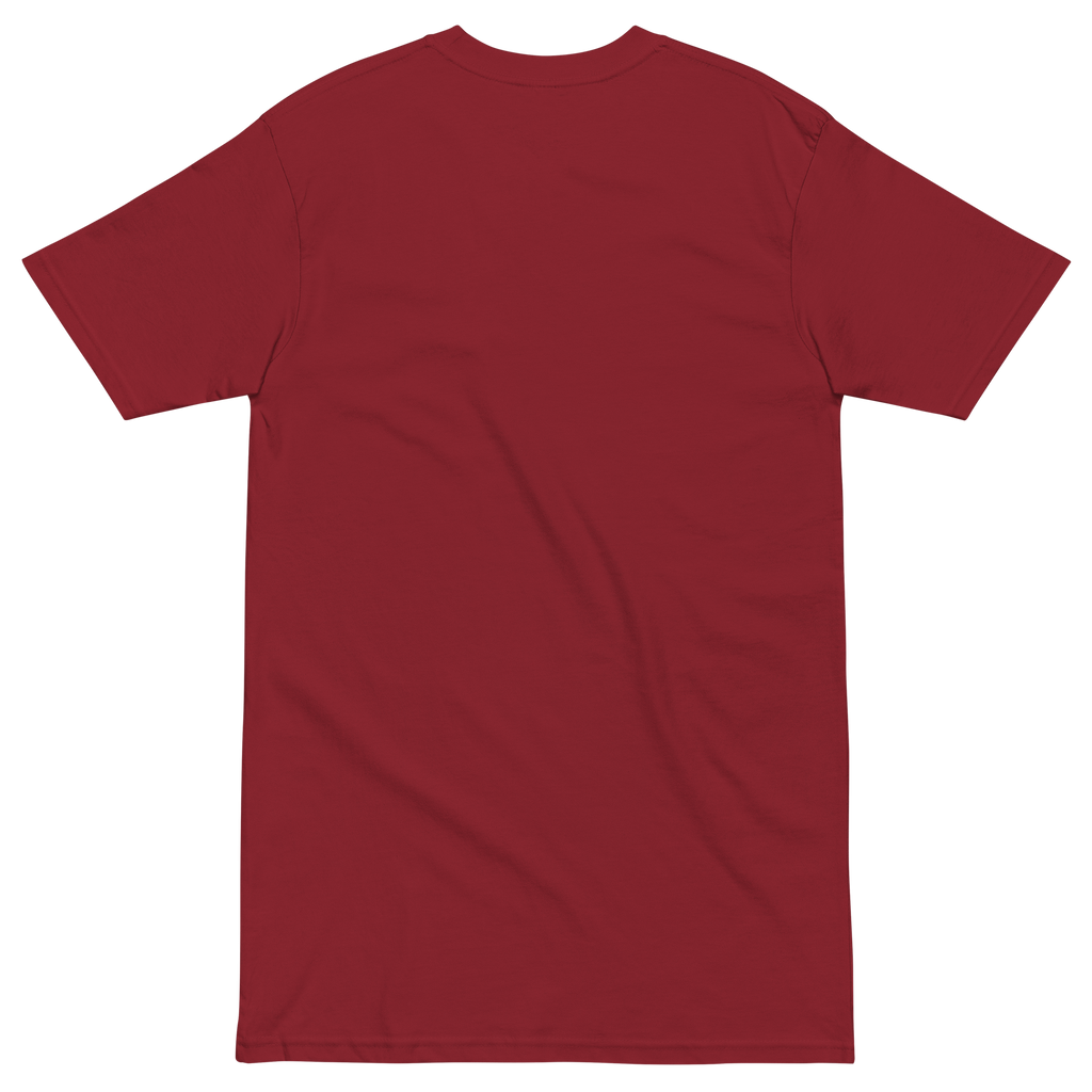 Red embroidered coffee t-shirt — Real Coffee Guy — Real Coffee People